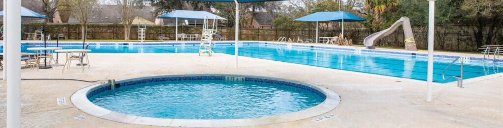 Country Village Lap Pool Banner 1