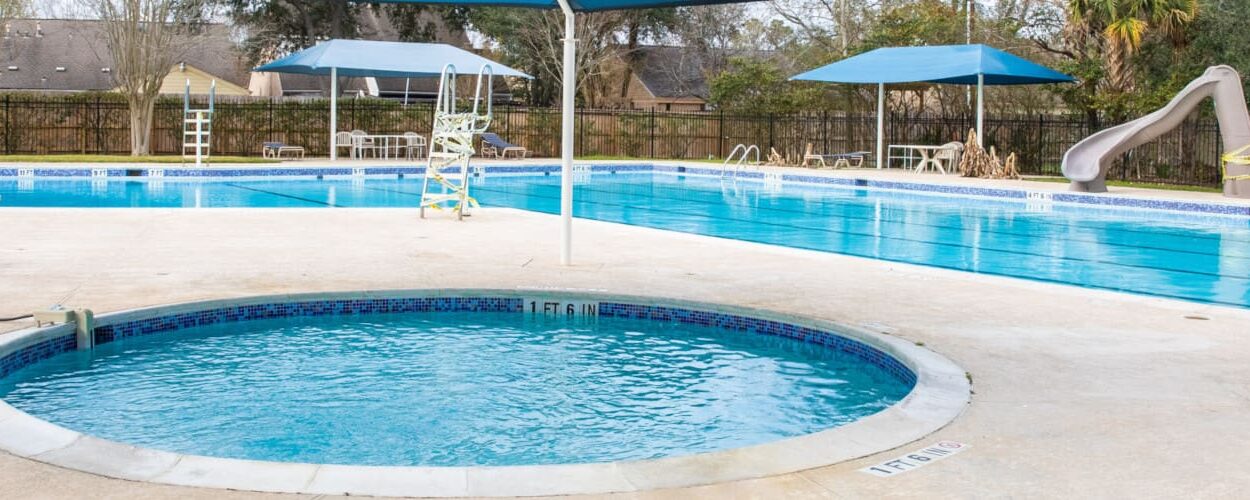 Country Village Lap Pool Banner 1 Country Village Lap Pool Banner 1