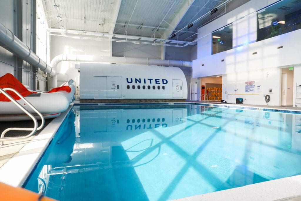 United Airlines Training Facility Banner 1